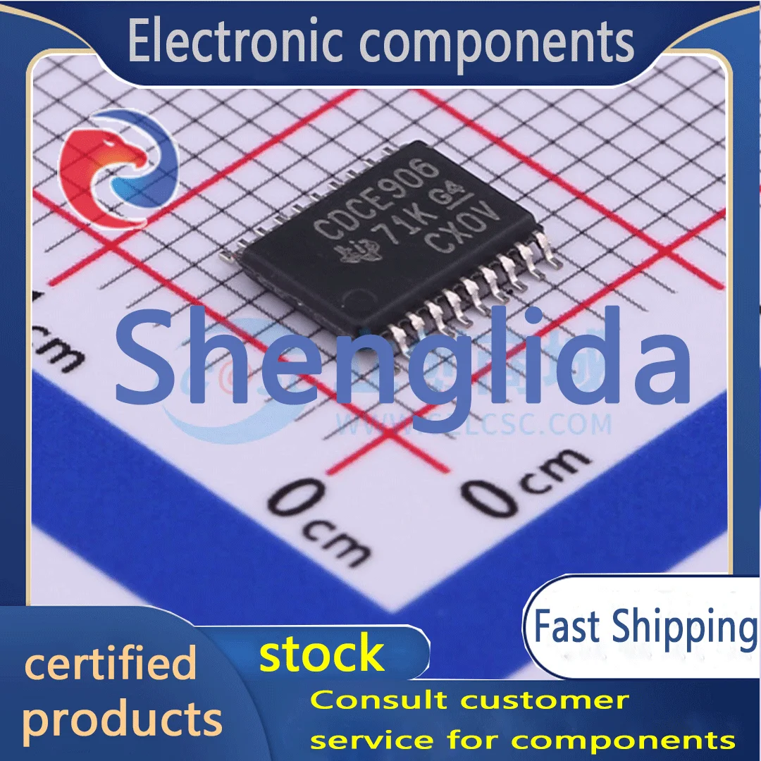 

CDCE906PW packaged TSSOP-20 clock generator frequency synthesizer PLL brand new in stock