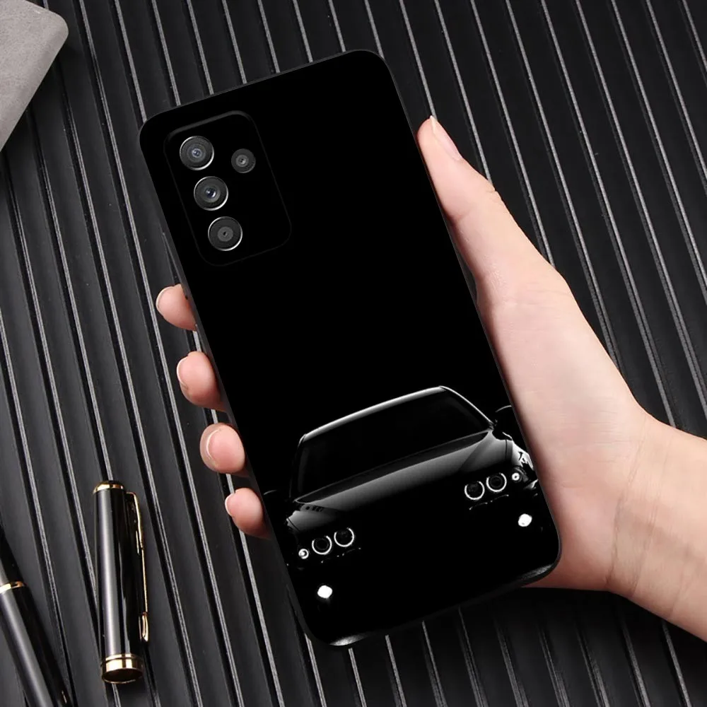 B-Blue Red Car для B-Bmwes-S чехол телефона Samsung Galaxy A13 A21s A22 A31 A32 A52 A53 A71 A80 A91 Мягкий черный