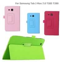 cover for samsung tab 7 0 t280 t285 new pu leather smart magnetic fold shell tablet accessories wholesale 2022 auto wake up case