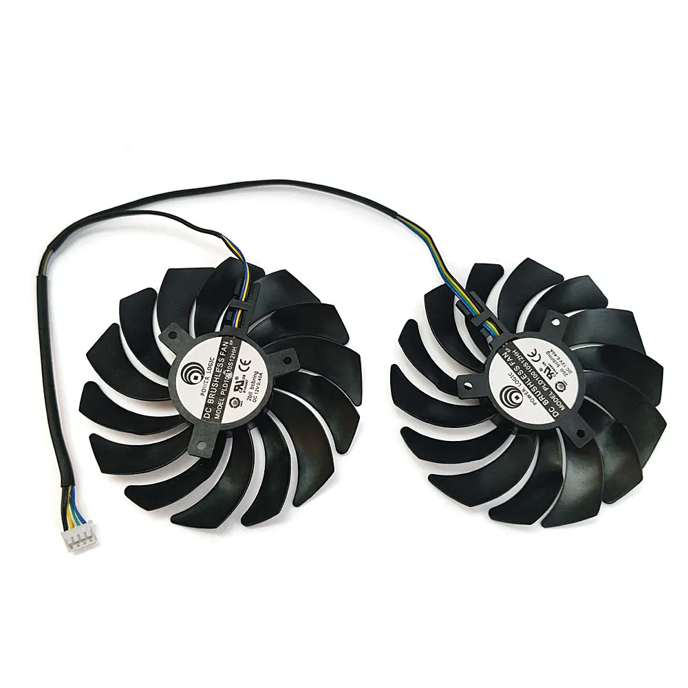 Новый 95 мм 4PIN PLD10010S12HH GTX 1080 1070 1060 вентилятор GPU для MSI RX470 480 570 580 Ti Вентилятор