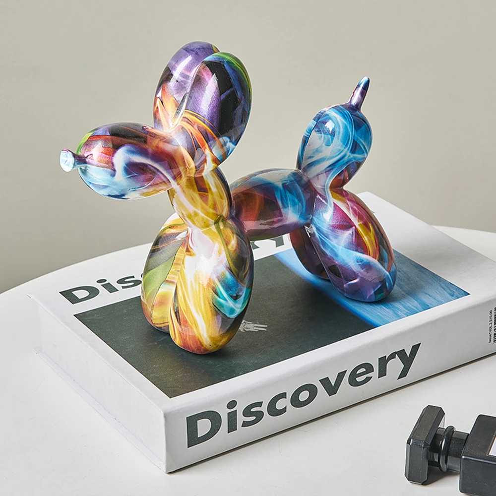 Сказочная живопись граффити воздушный шар собака кавайный Декор Гостиная