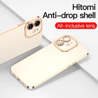 luxury plating soft tpu phone case for iphone 13 12 mini 11 pro xs max xr x 8 7 6s 6 plus se 2020 camera lens protection cover
