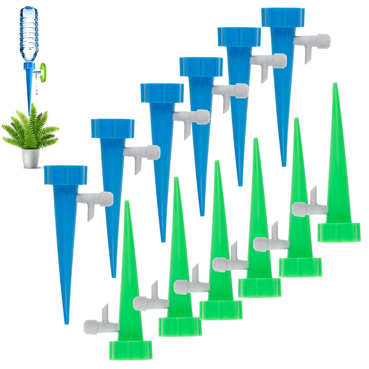 

Self Watering Spikes PP Adjustable Irrigation Spike Plants Automatic Watering Device for Garden Plant Irrigation