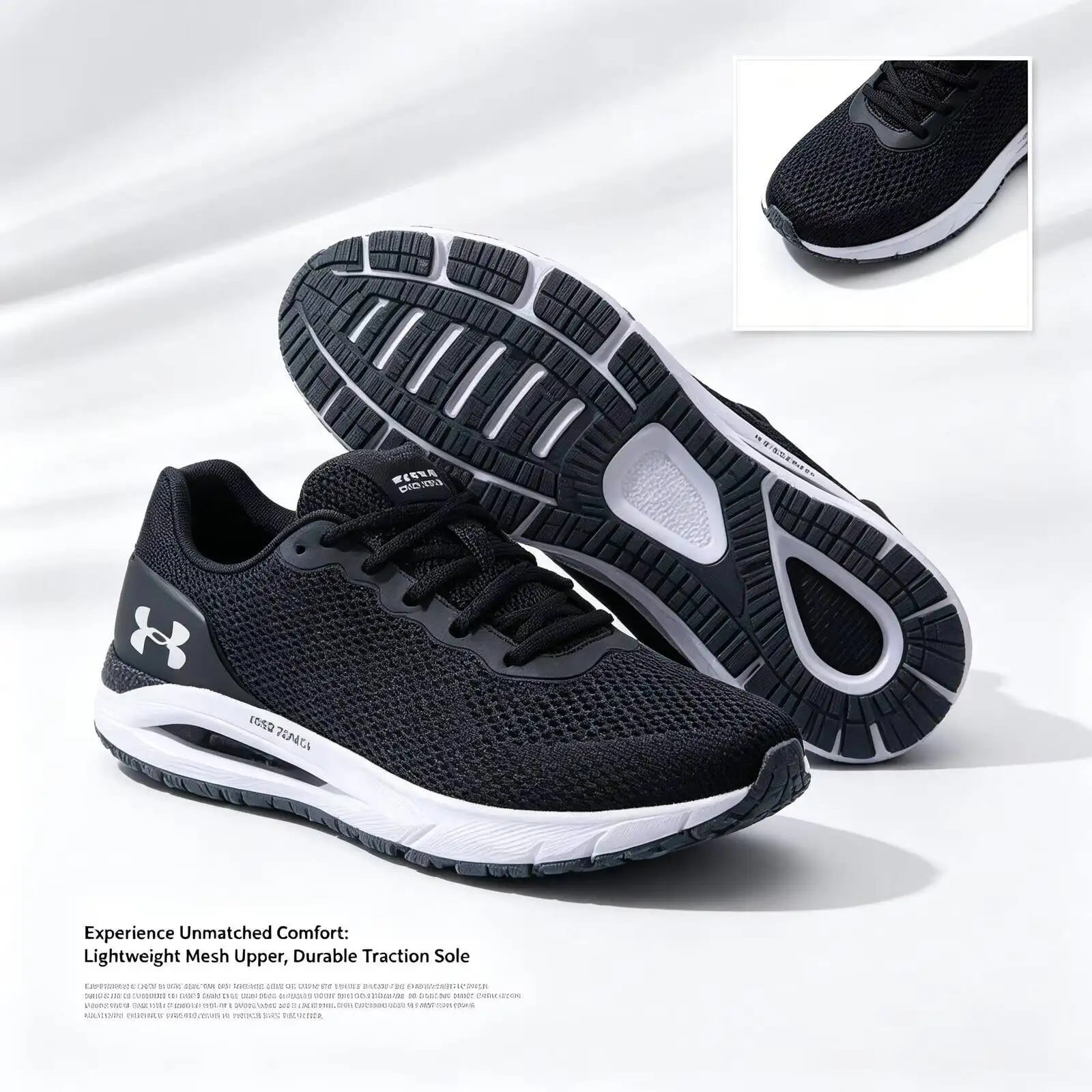 Фото Женские кроссовки Under Armour UA HOVR Sonic 4 CN для фитнеса и тренировок с амортизацией, модель 3025225-001 (2026 год) №5