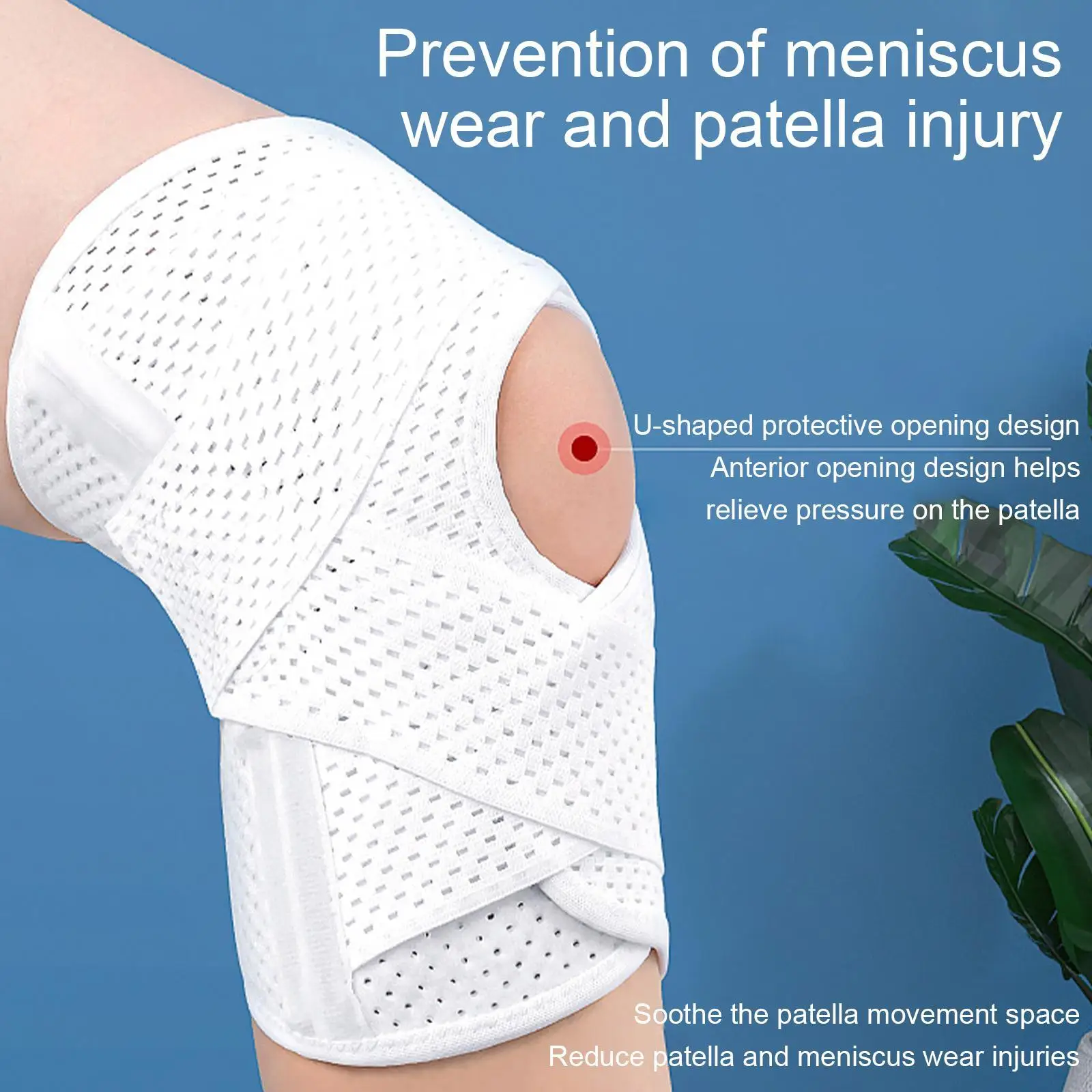 

Knee Pads with Side Stabilizers for Meniscal Tear Knee Pain ACL MCL Arthritis Injuries Recovery Breathable Knee Support