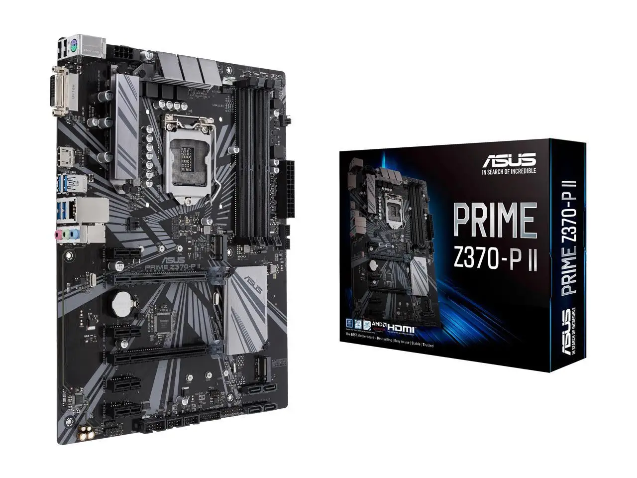 

LGA 1151 For Asus PRIME Z370-P II Motherboard Support 8th 9th-Gen Core i7 i5 i3 CPU PCI-E 3.0 DDR4 64GB Desktop Intel Z370