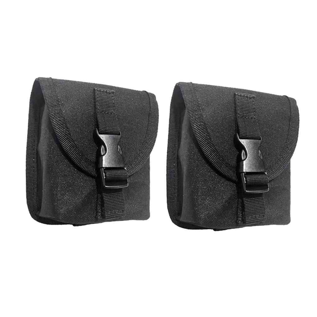 

2 Pieces Nylon Waist Pack Unisex Adults Teens Camping Backpacking Small Belt Pouch Exercise Cellphone Bag Pocket