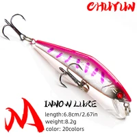 sakura pink fishing lure for bass pike saltwater freshwater trout bait minnow crankbaits wobblers isca artificial