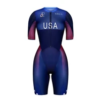 roka summer short sleeve cycling jersey skinsuit feminina bike team riding speedsuit jumpsuit triathlon trisuit roupa ciclismo
