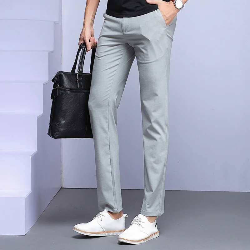 

High-End Non-Ironing Anti-Wrinkle Formal 2022 Summer New Trousers Business Men's Casual Pants