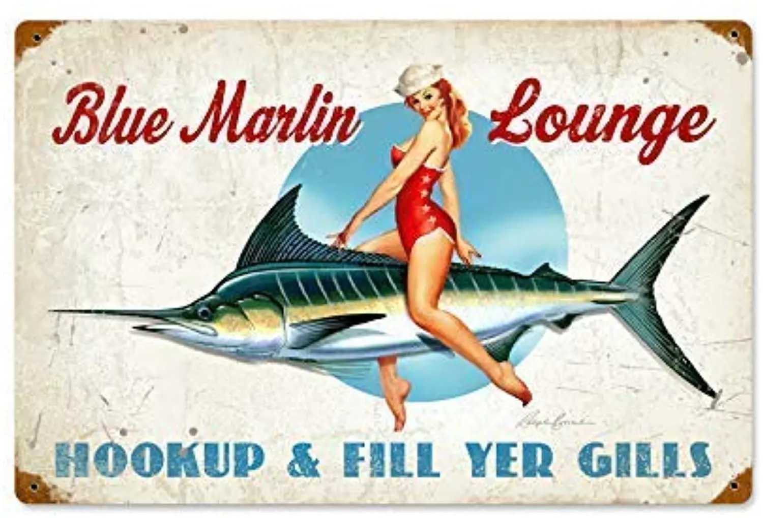Жестяные Ретро знаки Pin Up Girl