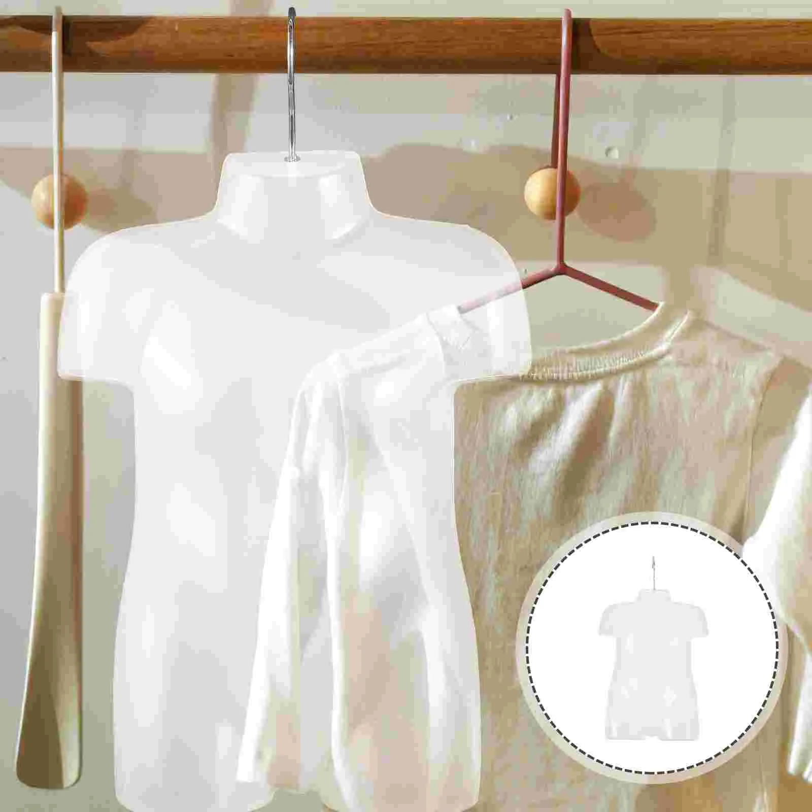 

Children's Plastic Mannequin Hangers Baby Clothes Model Display Body Store Toddlers