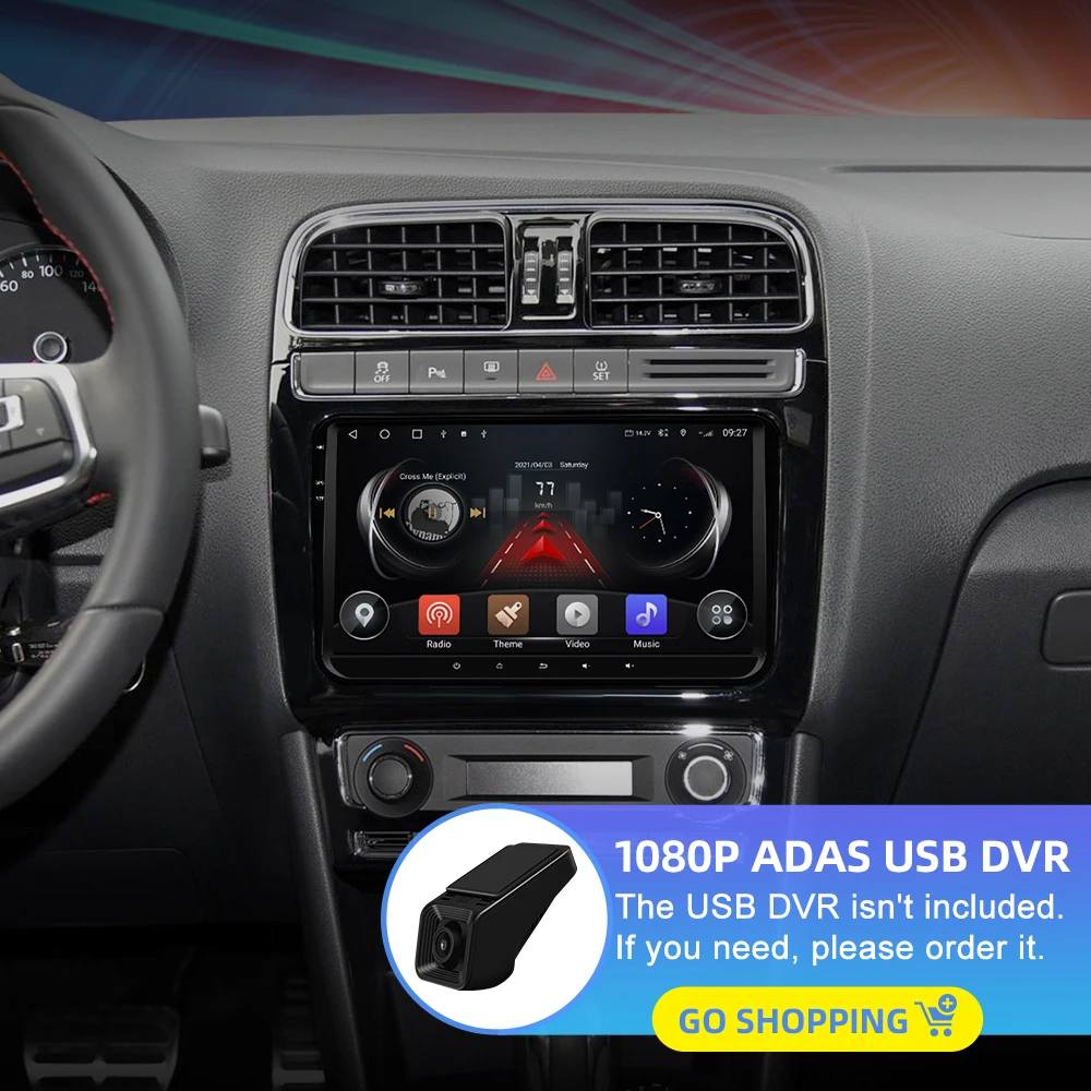 Автомобильный радиоприемник Isudar Android 10 для Volkswagen Golf POLO SKODA Fabia Octavia с Carplay Androidauto