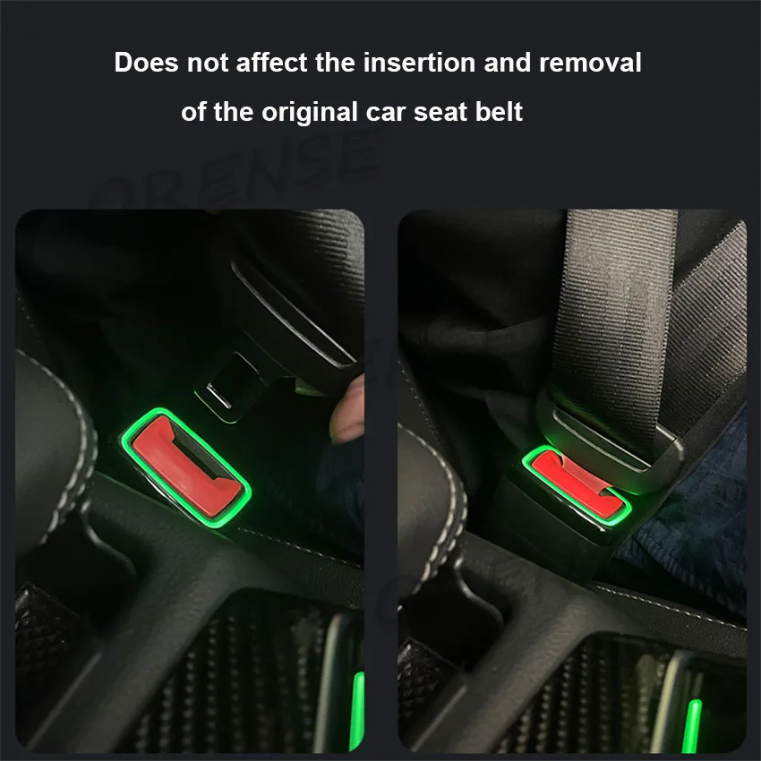 

Многоцветная пряжка ремня безопасности, атмосферная лампа, внутренняя лампа окружающей среды для Audi 2020-2025 A4L A5 2019-2025 A6L A7L Q7 Q8