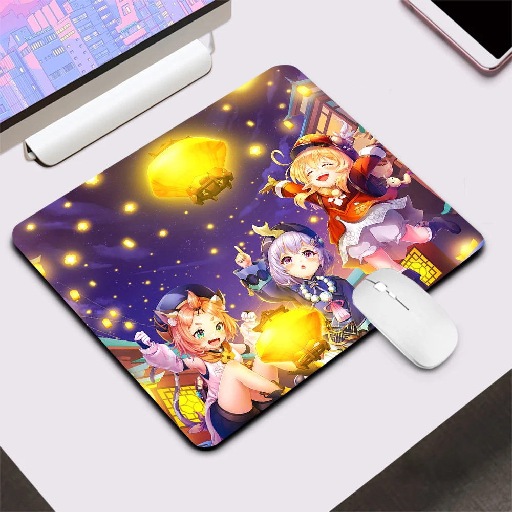 Genshin Impact Diona маленький игровой коврик для мыши компьютерный офисный клавиатуры