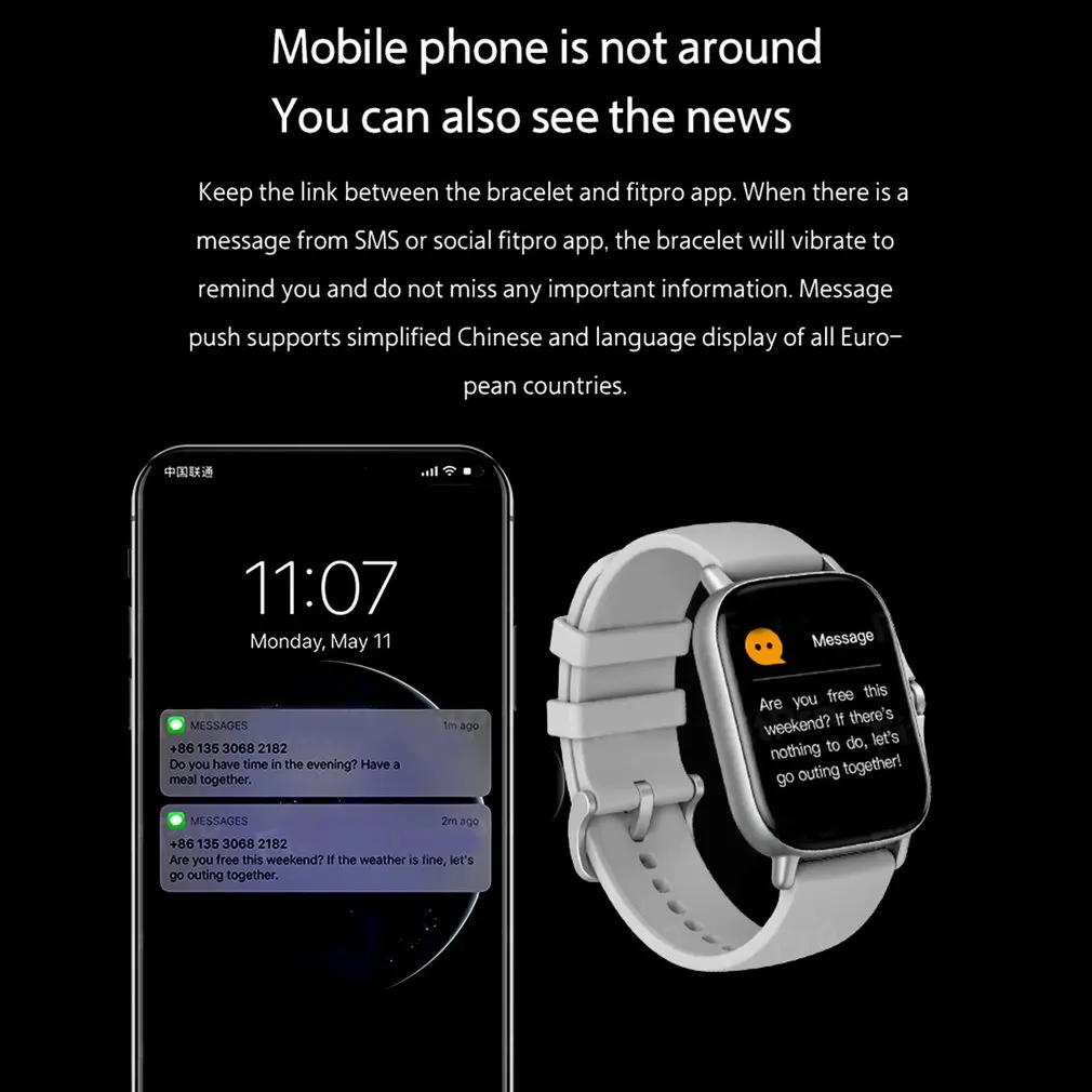 Мужские смарт-часы GT20 с Bluetooth цвет в ассортименте
