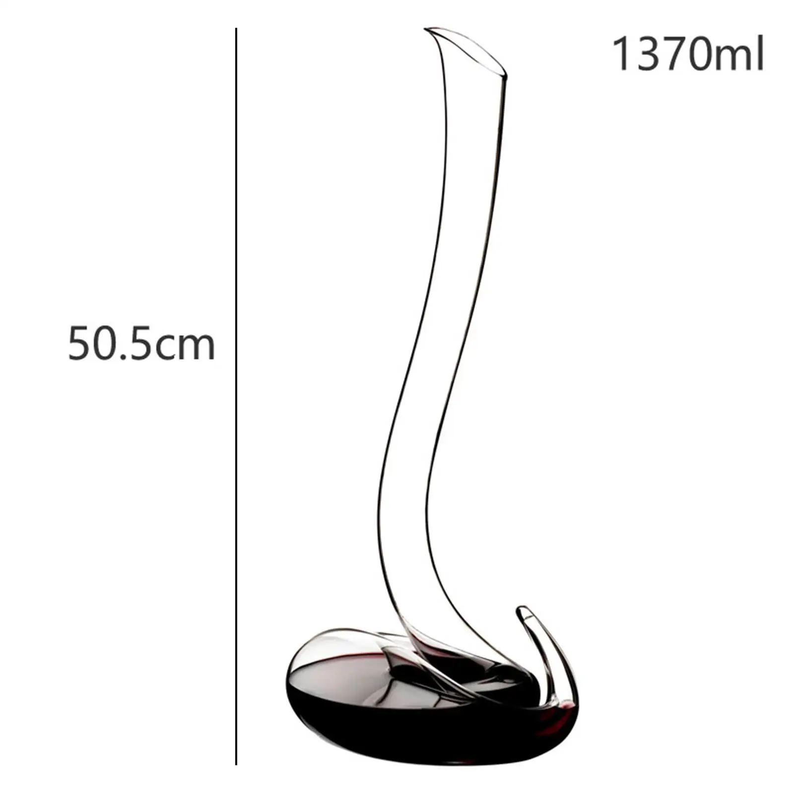 

Snake Shape Wine Decanter, Gifts Wine Accessories Clear Wine Separator, for Dining Room Bar 1000ml