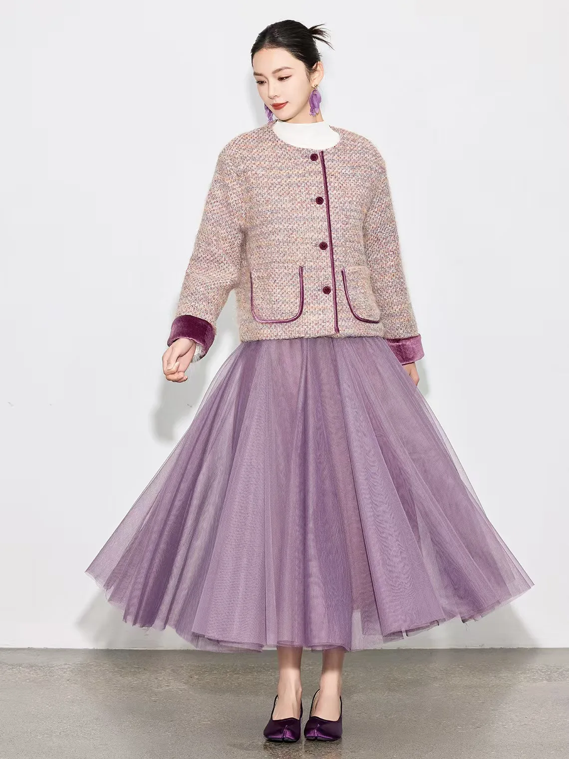 Женская юбка WIGQCY шелковая