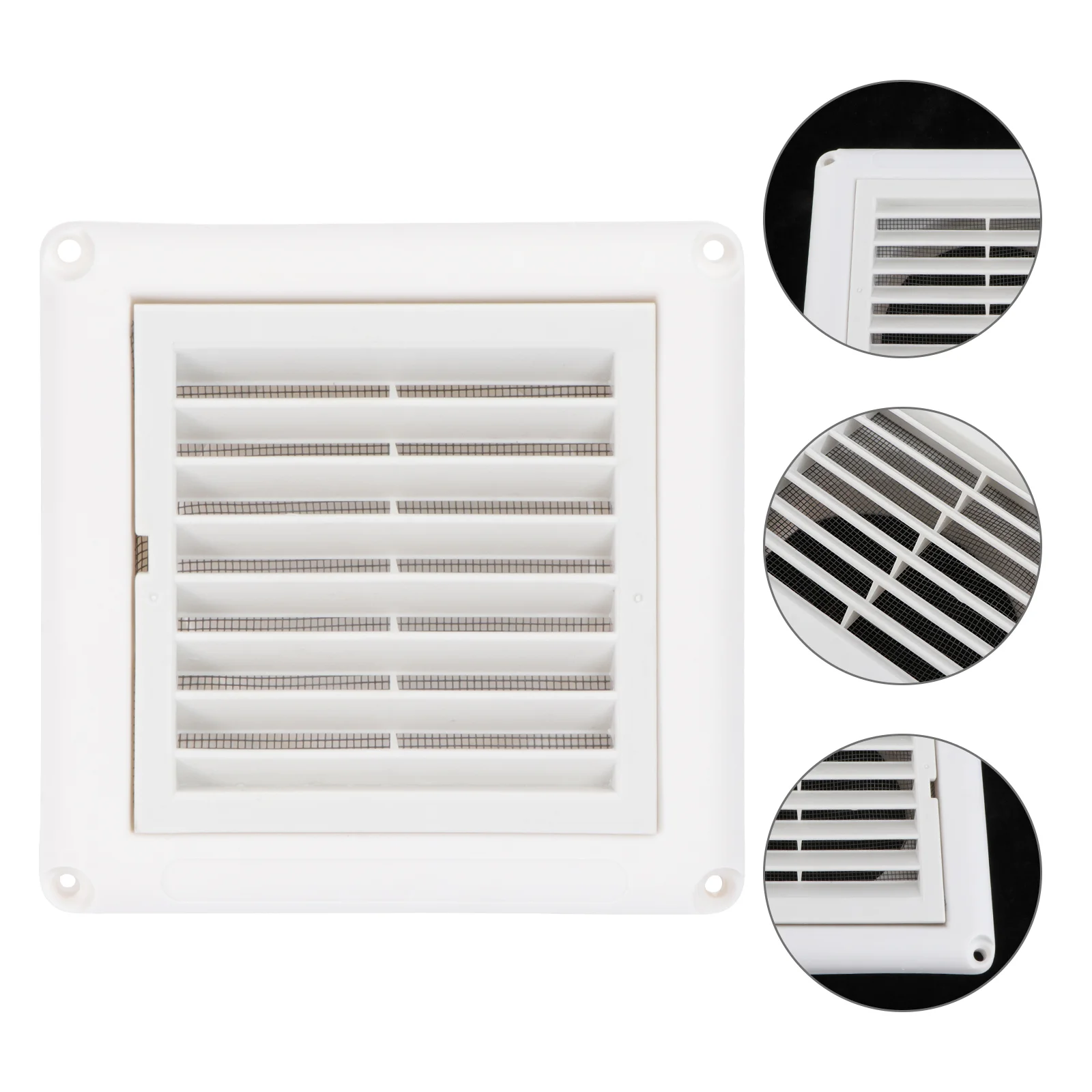 

Vent Cover Air Wall Grill Ceiling Ventilation Louvered Covers Conditioning Hole Return Grille Deflector Mesh Filters Exhaust