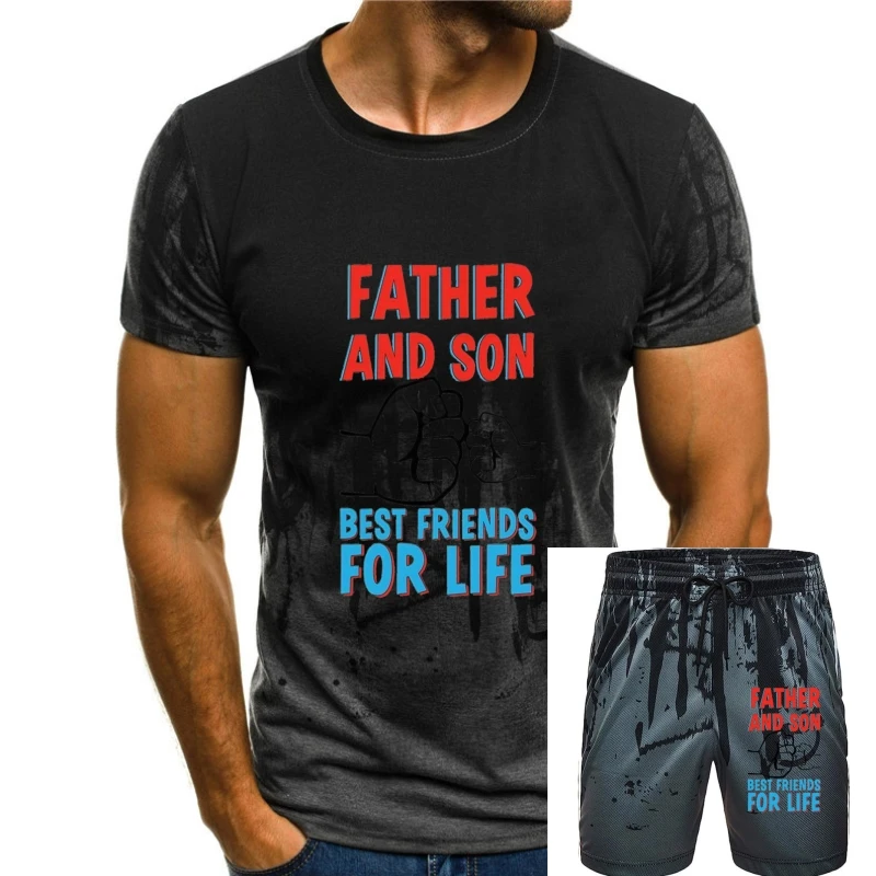 

Fathers Day T Shirt Fist Bump Father And Son Best Friends Mens T Shirts Diy Prited Tee Shirt