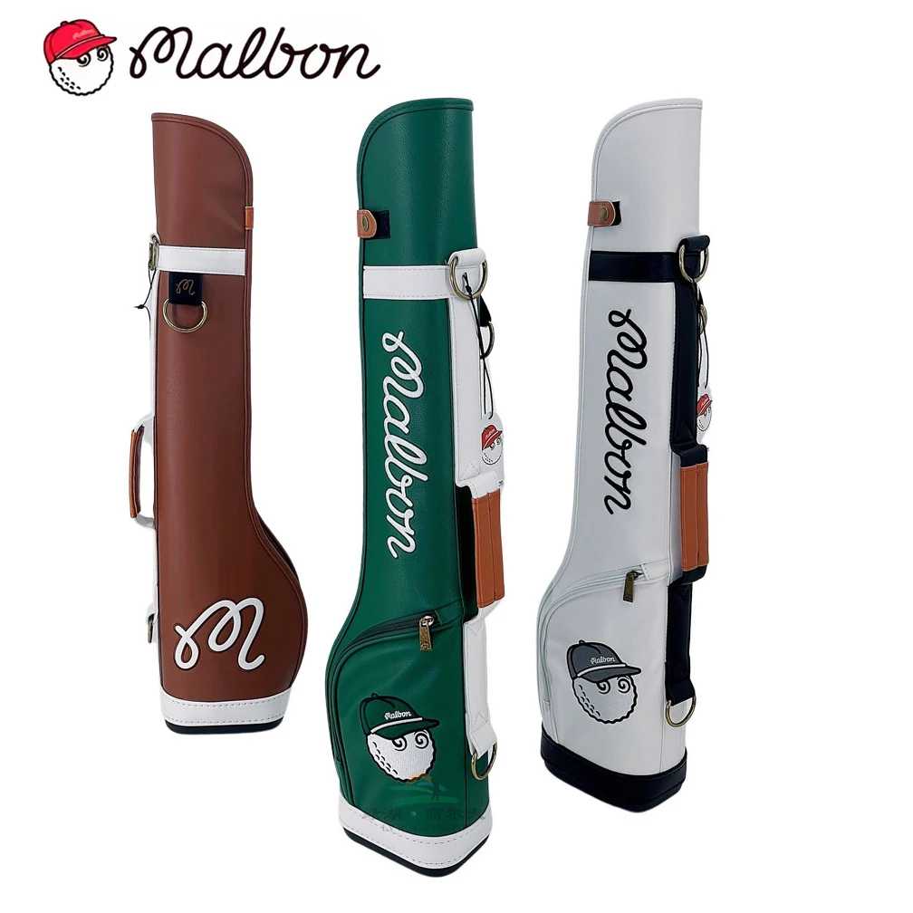 

Malbon Korean Portable Sunday Golf Gun Bag Small Half Set Lightweight Club Bag PU