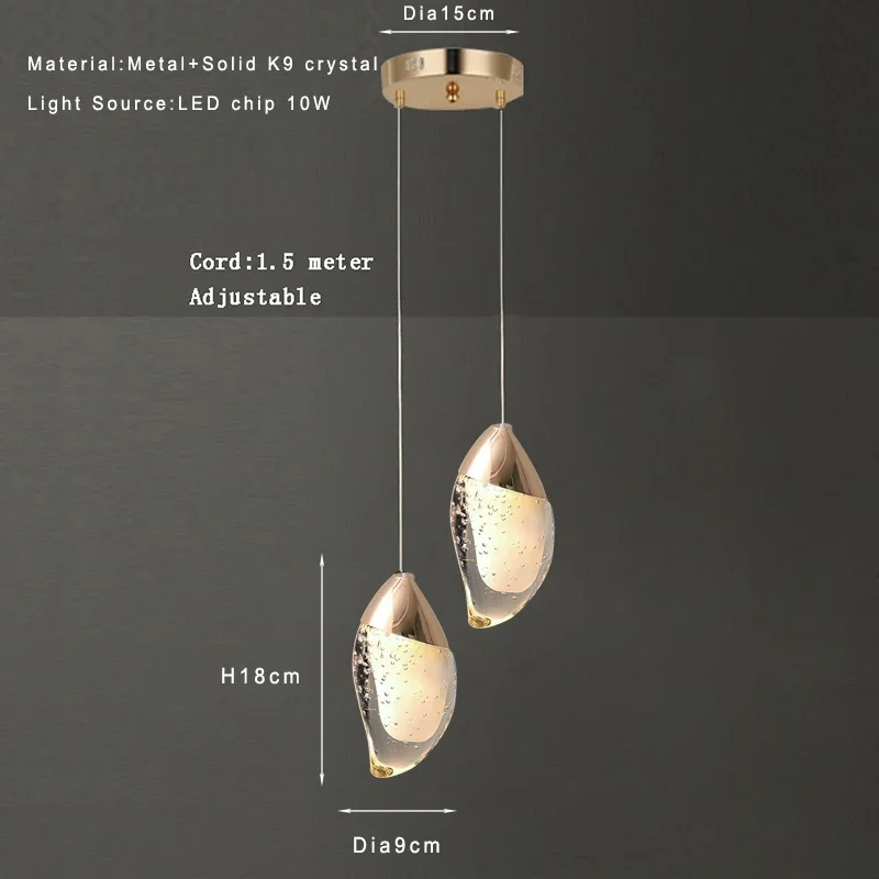 

Подвесной светильник DUTRIEUX Crystal FM9965 золотой