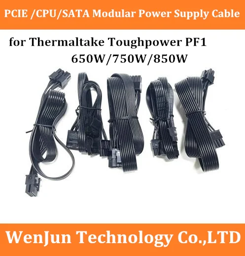 PCI-E Dual 8p(6 + 2) /SATA 15pin/IDE 4pin/CPU 8pin(4 + 4) модульный кабель питания для Thermaltake Toughpower PF1 650 Вт 750 Вт 850 Вт