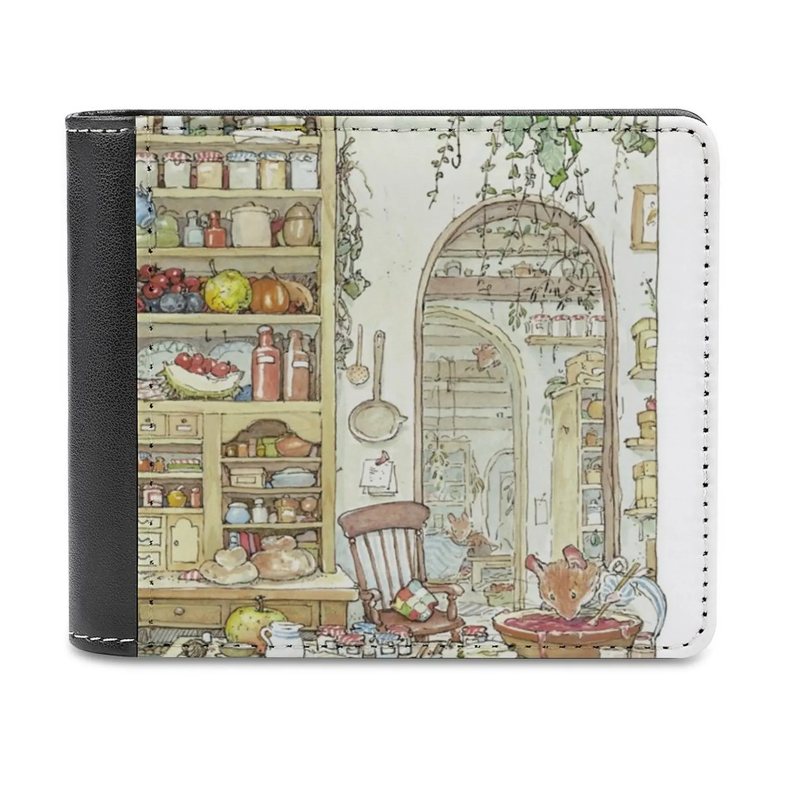 

Мужской кошелек для кухни, удобные дорожные легкие портативные кошельки, Короткий Мужской кошелек в британском стиле, брамбли хедж Джилл Ба...