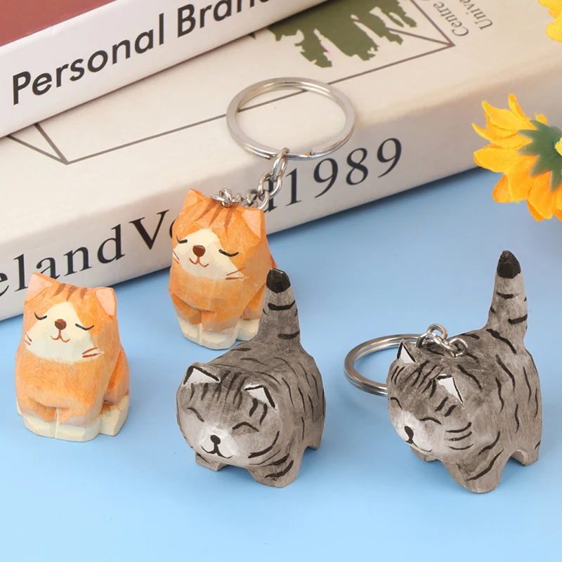 

Ручная резьба, сделай сам, милая Подвеска из искусственной кожи с резьбой по дереву для автомобильной сумки, брелок, подвески, подарок на ден...