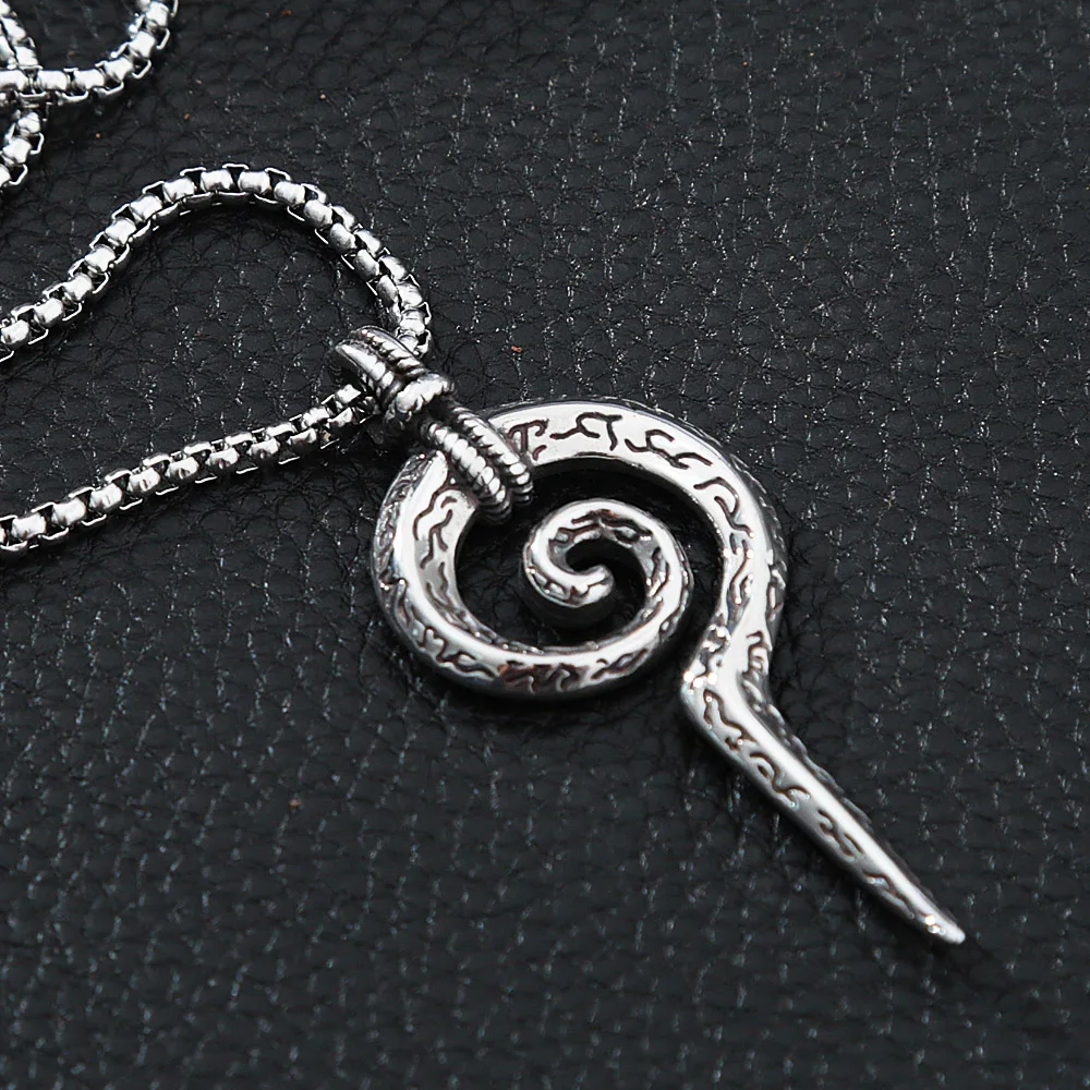 Винтажная змея Mayan Totem подвеска скипетр для мужчин и женщин в стиле панк байкера