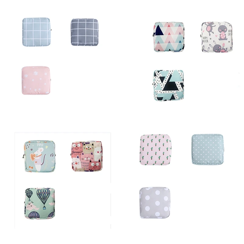 

Сумка для гигиенических салфеток для девочек, Портативная сумка для хранения полотенец в виде тети, Хлопковая Сумка для гигиенических салф...