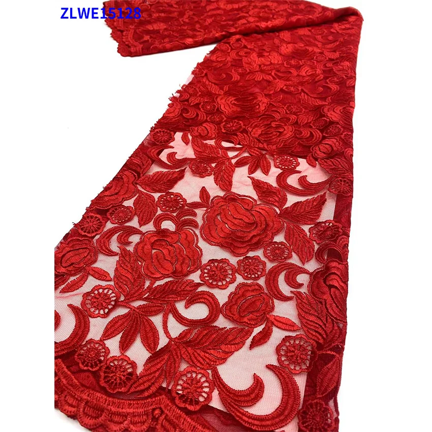 Новый дизайн нигерийская сетчатая вышивальная ткань большая акция французская