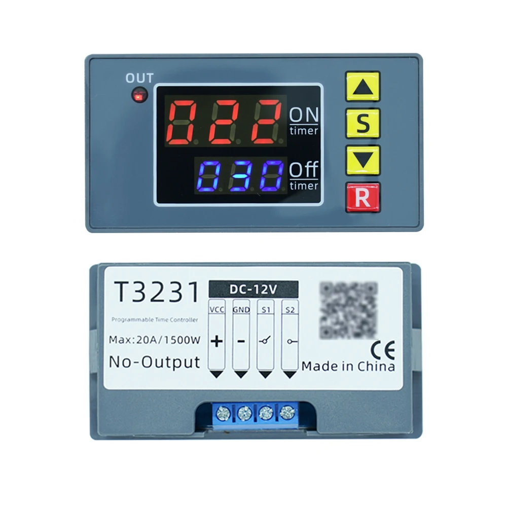 

Aideepen Цифровой релейный модуль задержки времени 12В