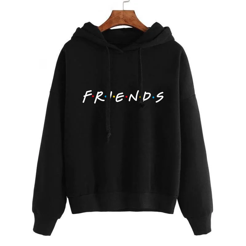 

Свитшот женский с длинным рукавом и надписью «FRIENDS»