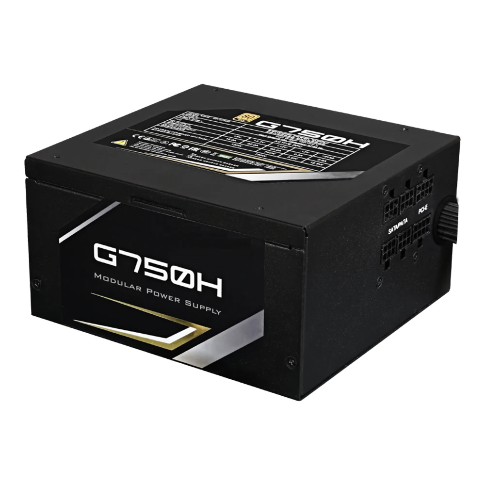 G750H 750 Вт для Gigabyte форм-фактора ATX 12 в активный PFC 47-63 Гц 80plus Золотой источник