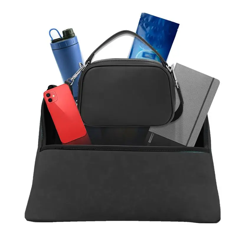 

Net Pocket Handbag Holder Car Backseat Organizers With Large Capacity Multifunctional Car Purse Holder Upgraded Car Storage