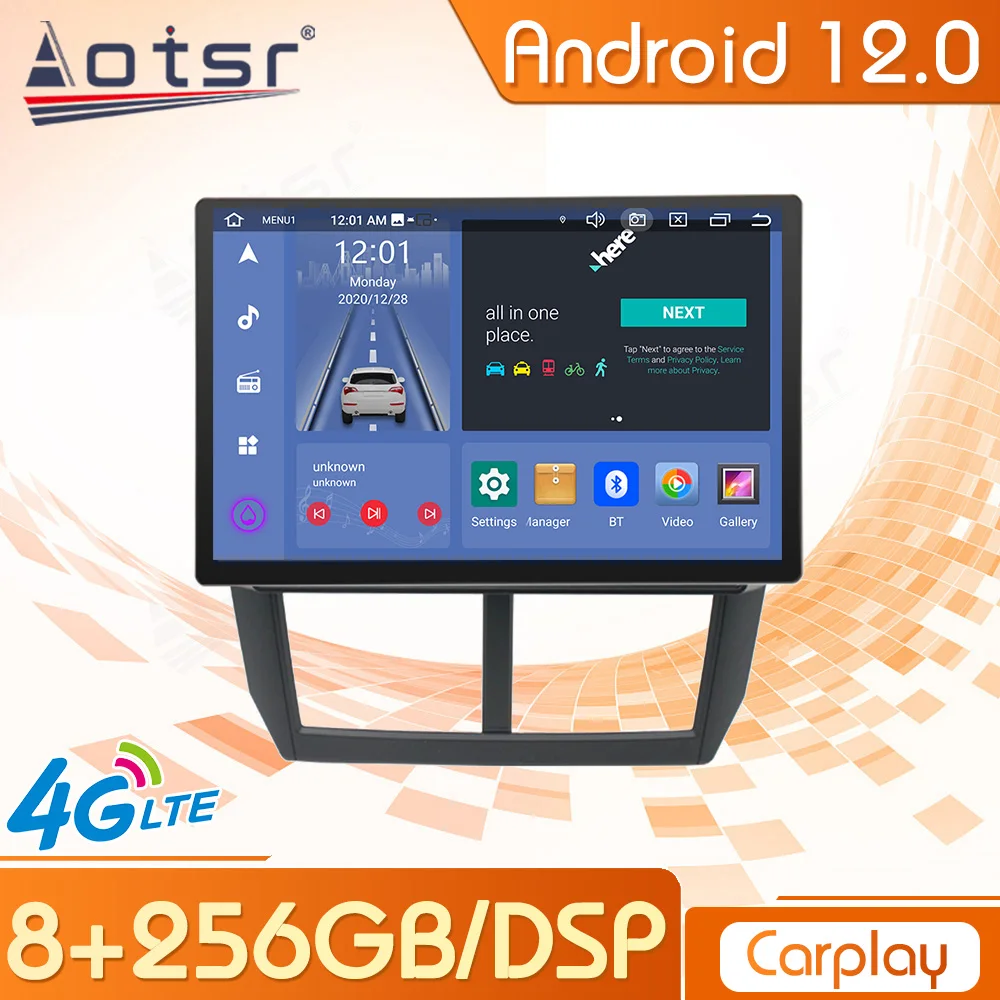 

Автомобильный радиоприемник 13,3 дюймов Android 12 для Subaru Forester 2008 - 2012 SIM Carplay Авторадио центральный мультимедийный плеер стерео головное устройство