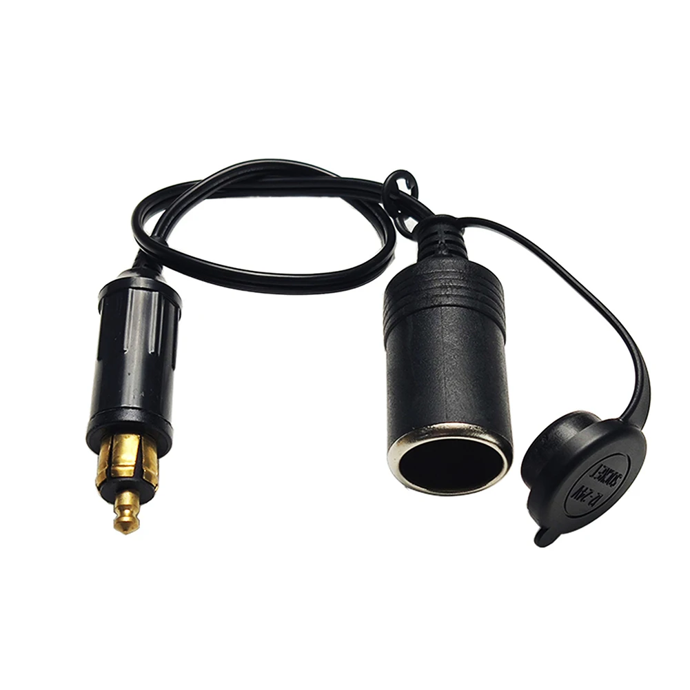 

DC 12V 24V EU Plug For BMW Motorcycle Charger Socket Outlet Convert To Car Cigarette Lighter Adapter Power Lead Cable