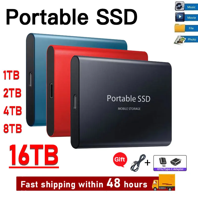 

2022 оригинальный SSD ТБ Usb портативный внешний жесткий диск 500 Гб внешний жесткий диск устройство для хранения жесткого диска ноутбук USB 3,1