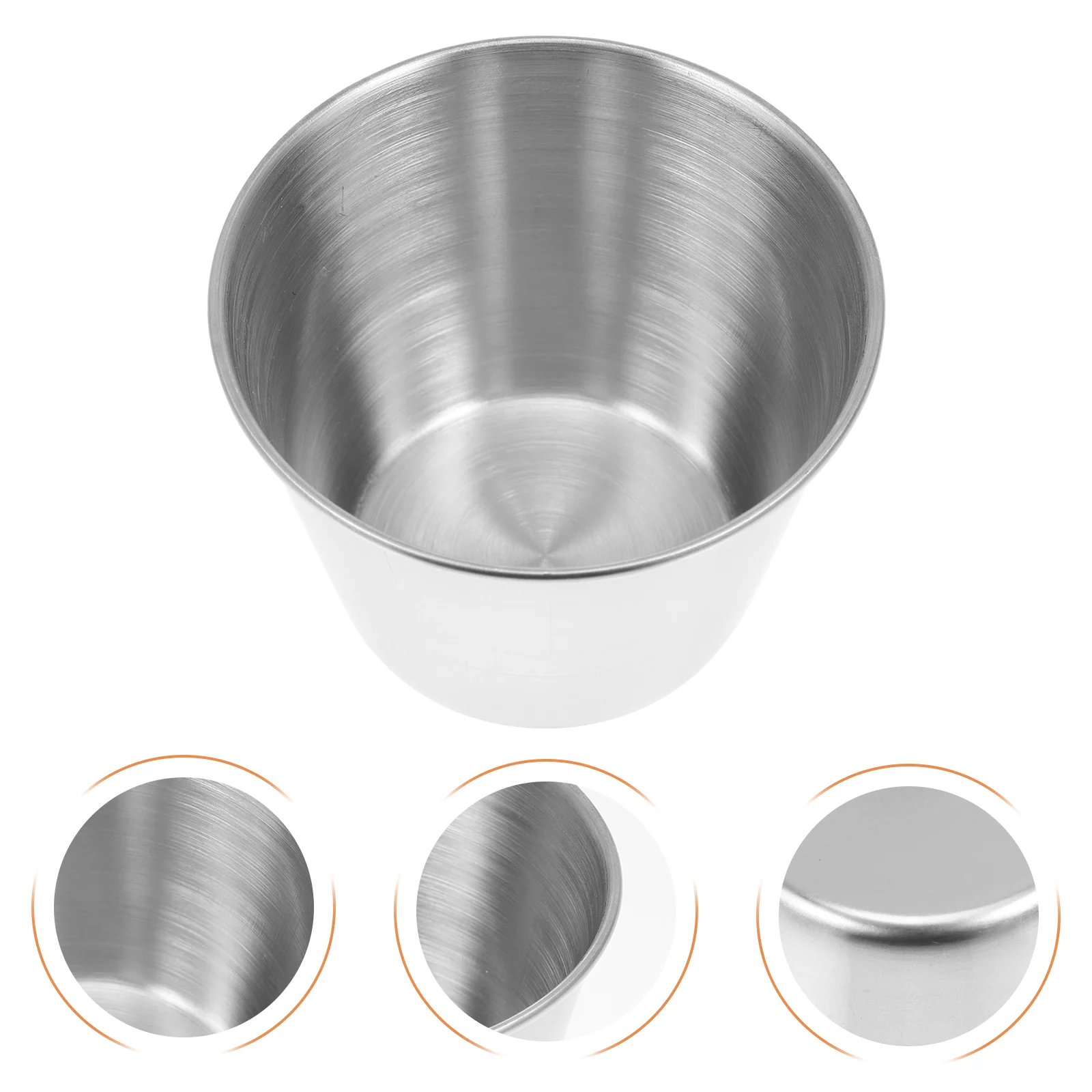 

2Pcs Stainless Steel Sauce Cups Tomato Sauce Cups Kitchen Condiment Cups