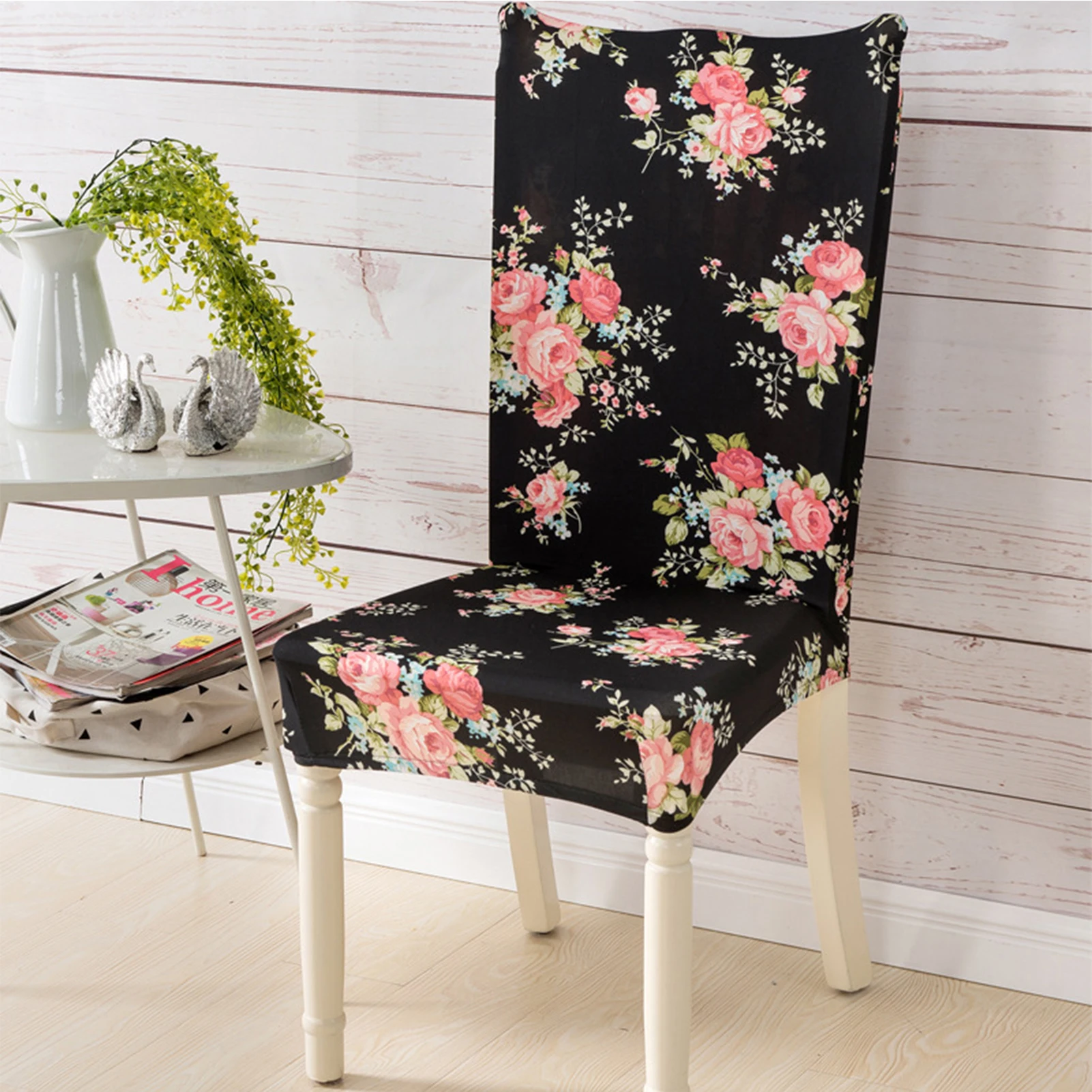 

Stretch Chair Seat Covers Dining Room Chair Covers Removable Washable Dustproof Dinning Room Chair Seat Cushion Slipcovers