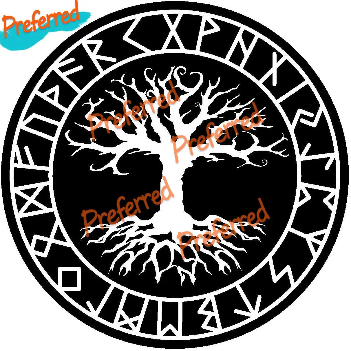 

Наклейка Yggdrasil с рунами D Vikings Viking для автомобиля, мотоцикла, гонок, ноутбука, шлема, багажника, стены, высечки, водонепроницаемый ПВХ