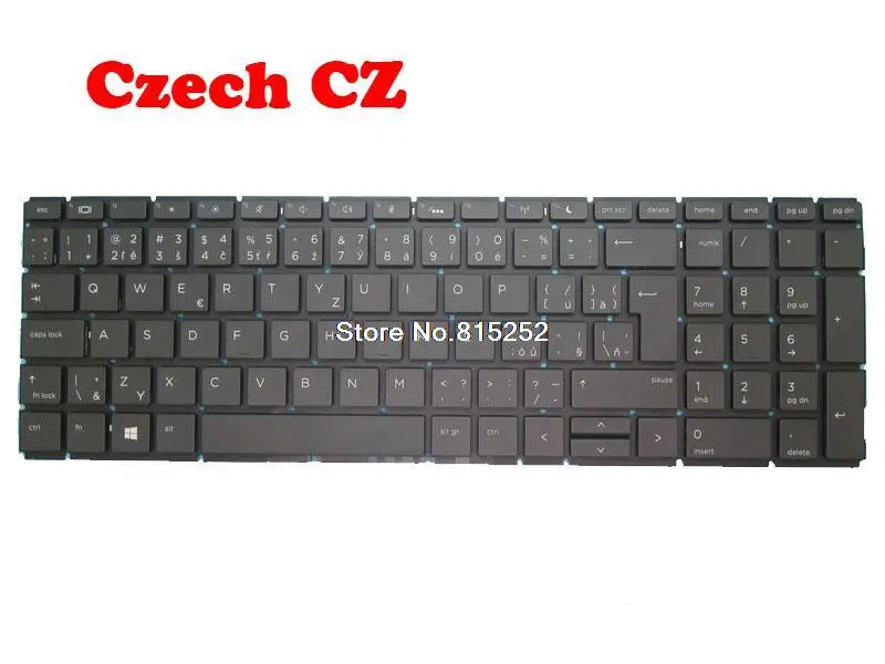 

Клавиатура с подсветкой для ноутбука HP ProBook 450 G6 450 G7 455 G6 455 G7, без рамки, исландский лед