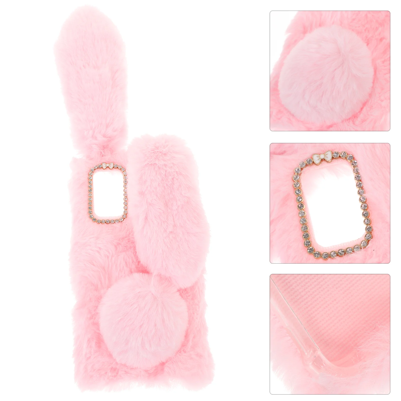 

Rabbit Ear TPU Cover Decorative Protector Compatible with A02s