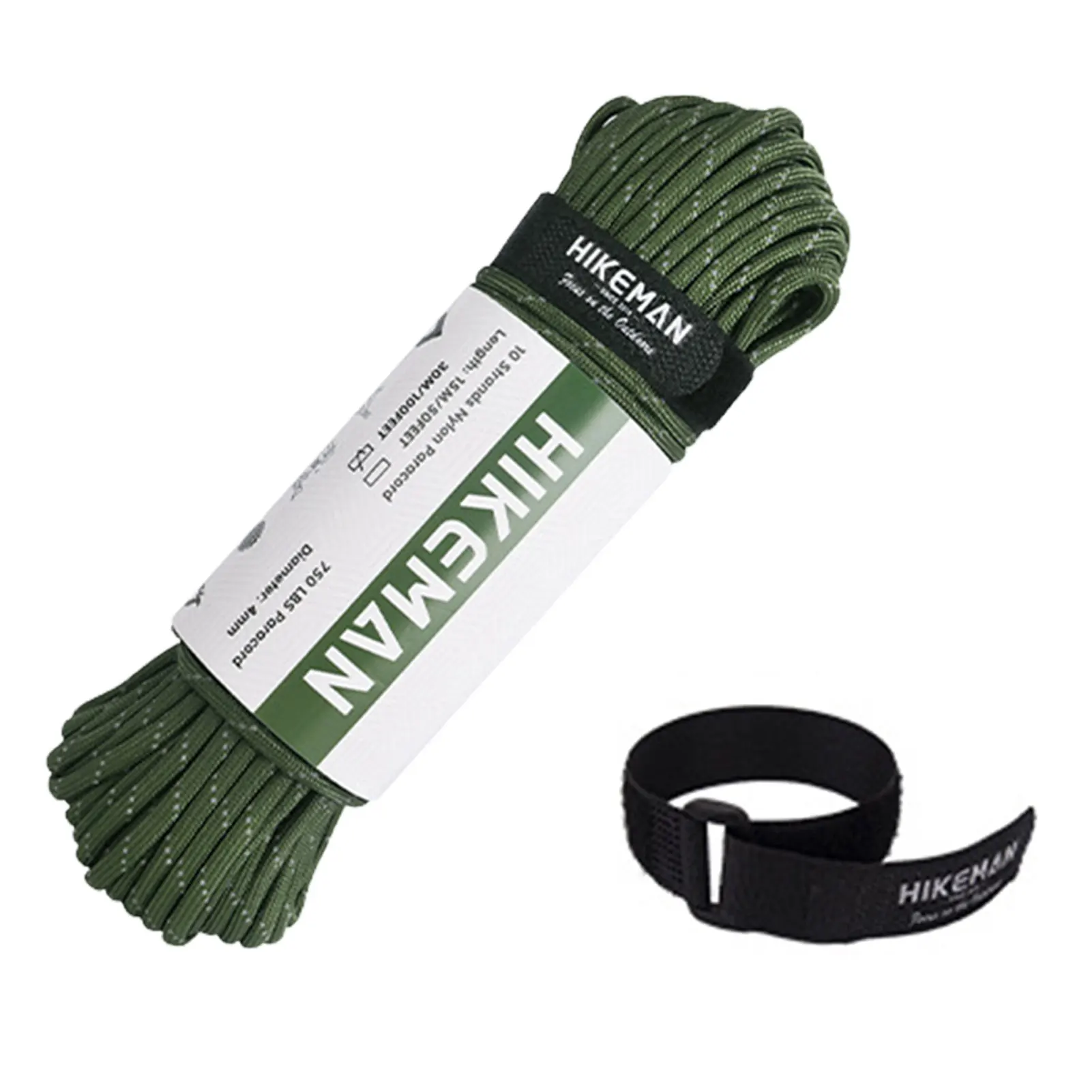 

Тактический Паракорд, светоотражающий Паракорд, нейлоновый шнур 415 кг, 10-жильный Паракорд, уличный шнур для кемпинга