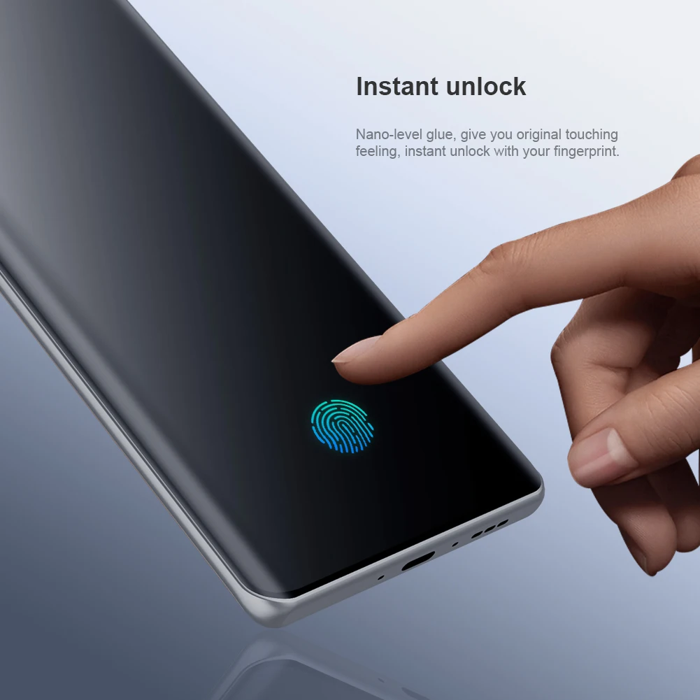 Nillkin for OPPO Find X6 Pro, 2 Pcs Impact Resistant Curved Screen Protection Full Glued Curved Protective Film