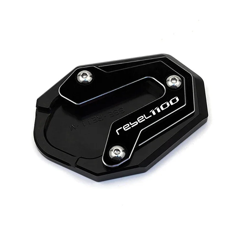 Подходит для HONDA REBEL 1100 DCT CMX 1100 CM1100 Rebel 1100 2020-2024 2023, аксессуары для мотоциклов, подставка для ног, боковая подставка, накладка, пластина