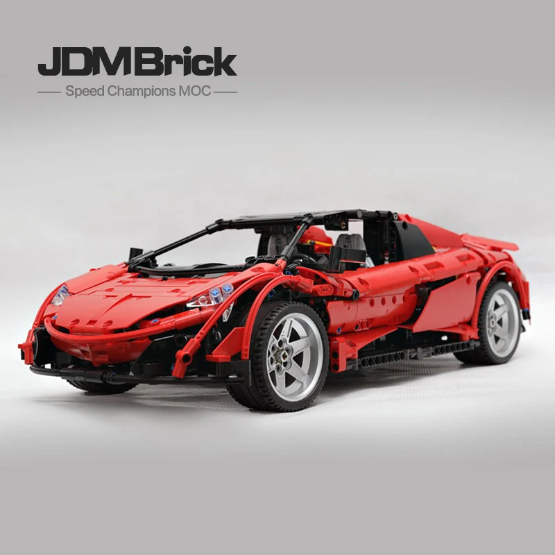 

MOC-6331 Domestic Building Block Assembly Technology Electric Remote Control Racing 675 Sports Car Model