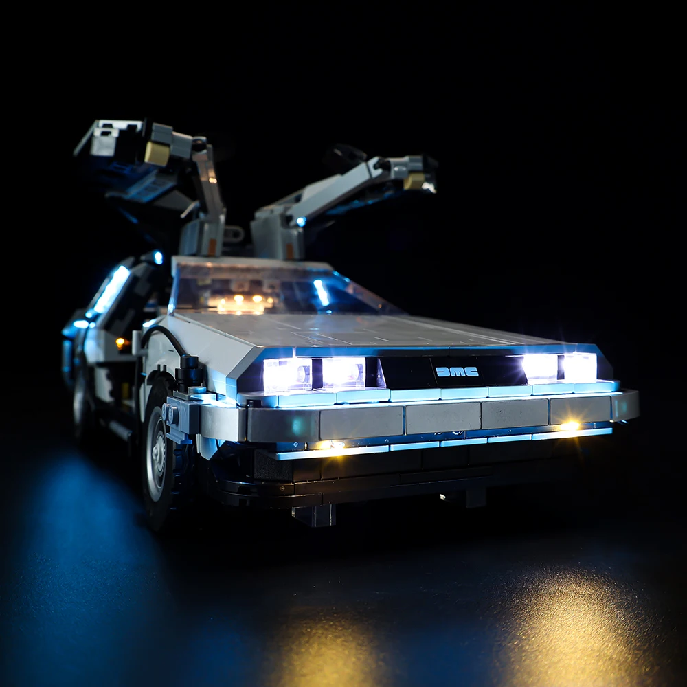 For Delorean Back To The Future Time Machine 10300 Collection Building Blocks Children Supercar Toys No Model