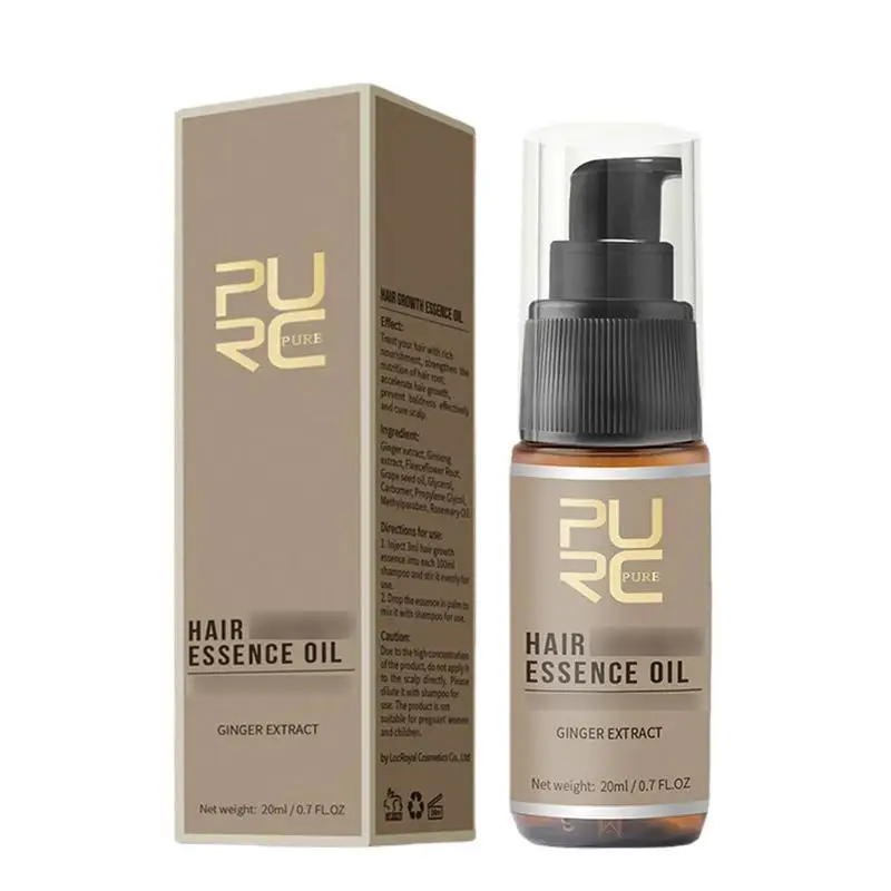 

Ginger Hair Growth Oil Hair Growth Serums Hair Loss Prevention Treatments For Men & Women With Fine Thinning Hair 20ml
